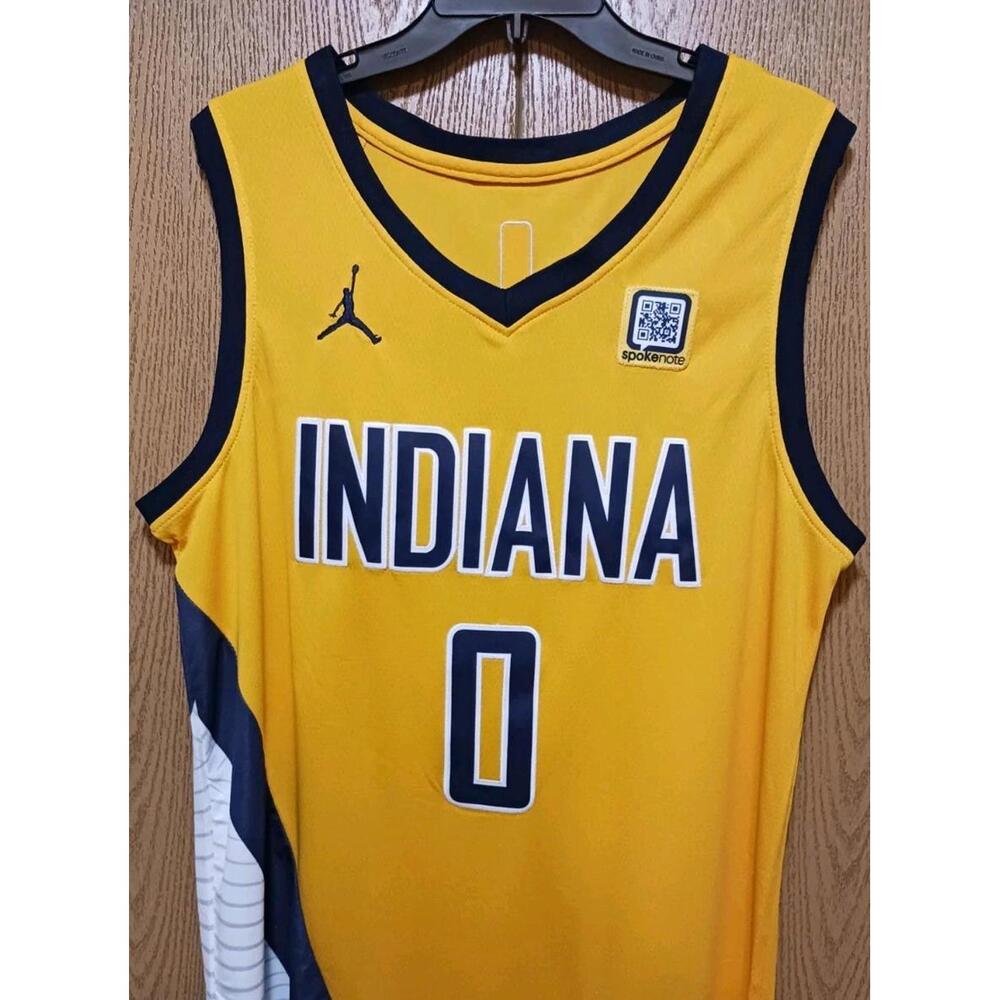 Tyrese Haliburton (Jordan)-(Pacers)-(Jersey)-(M)-$53 - Picture 1 of 13